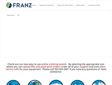 Tablet Screenshot of franzrepro.com